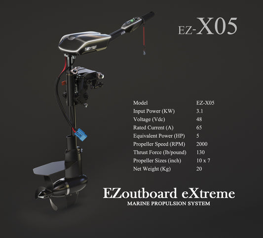 EZ-Outboard X-05 Electric Outboard Motor