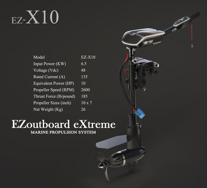EZ-Outboard X-10 Electric Outboard Motor